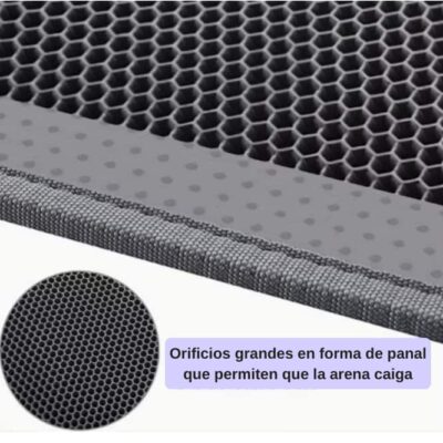 Litterbox gray de cerca