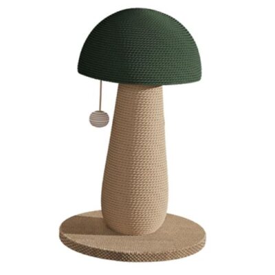 Rascador para gatos en forma de hongo