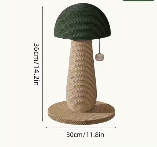 Rascador Hongo Verde Bosque - Imagen 2